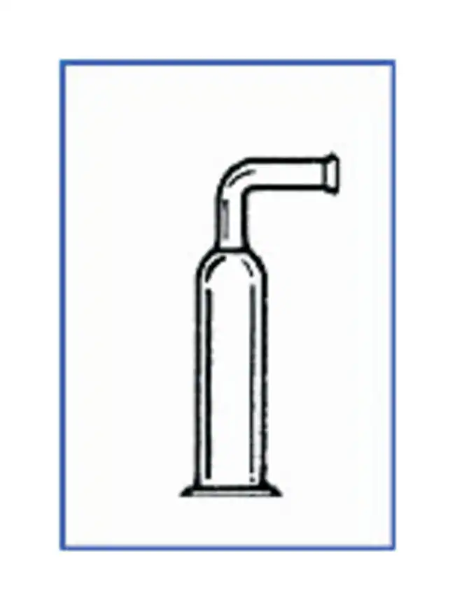 DWK Life Sciences&nbsp;Wheaton&trade; Arsine Scrubber Tube With 24/40, 12/2 Joint 24/40, 12/2