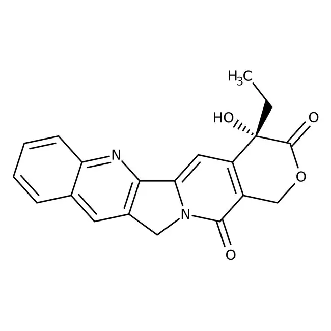 (+)-Camptothecin, 98% 100 mg, Glass bottle
