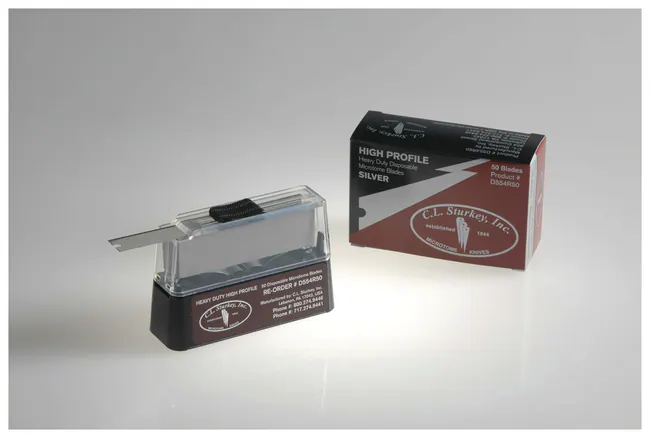 C.L. Sturkey Silver Disposable Microtome Blades High, 50 Pk.